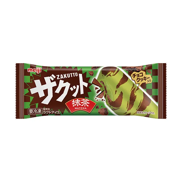 明治　ザクット　抹茶