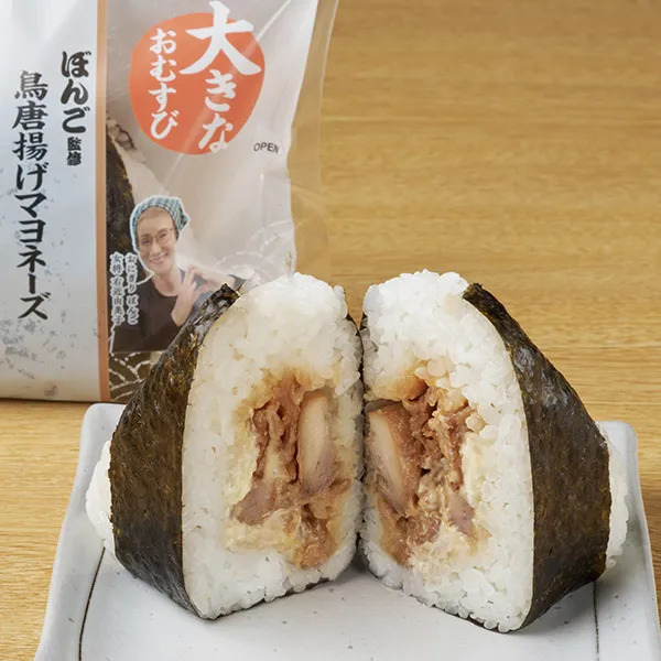 ぼんご監修　大きなおむすび　鳥唐揚げマヨネーズ