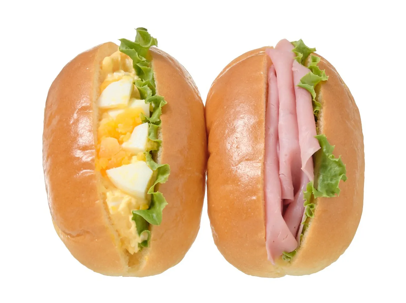 ミニロールたまごサラダ＆ハム