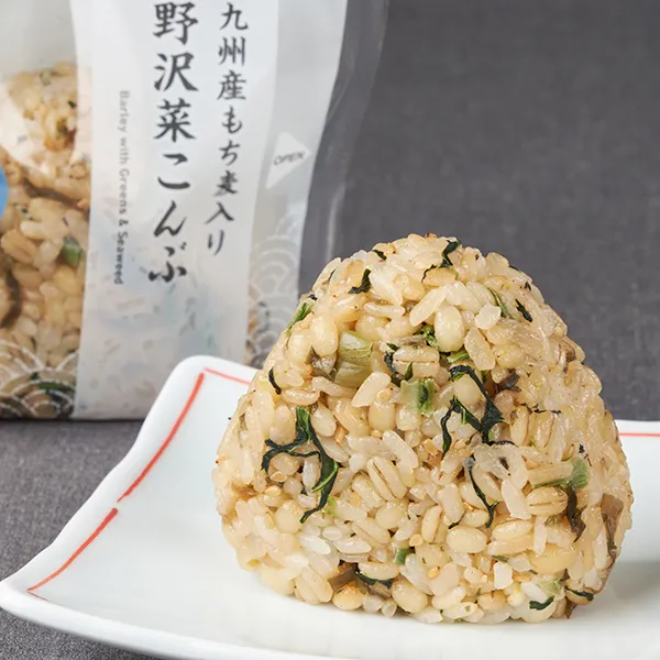 【関東、関西、中国・四国】もち麦　野沢菜こんぶ