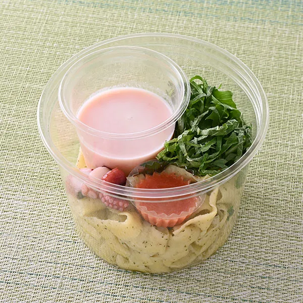 【東京都の一部・神奈川県の一部】冷製　真だこと青じそオイルの生パスタ明太クリーム