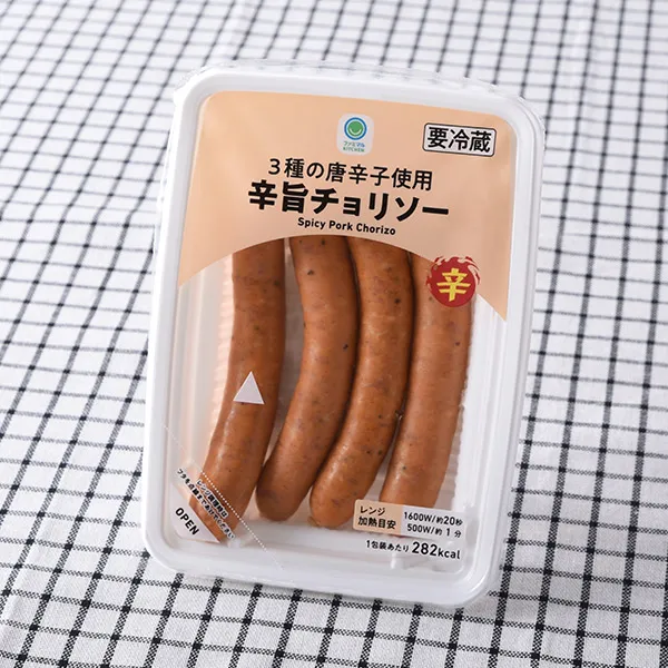 3種の唐辛子使用辛旨チョリソー