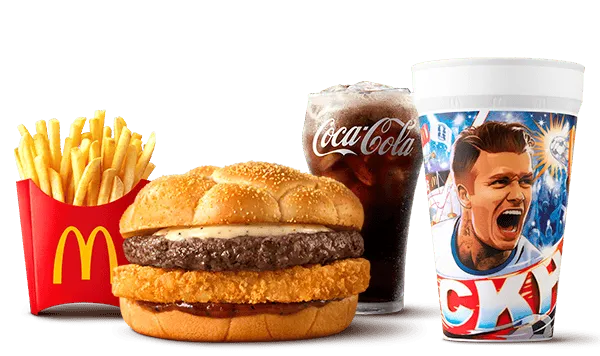 ザク切りポテト&肉厚ビーフ コク旨ガーリックペッパー FIFAワールドカップセット