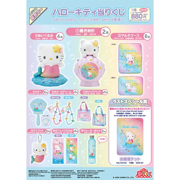 サンリオくじ「ハローキティ当りくじ」