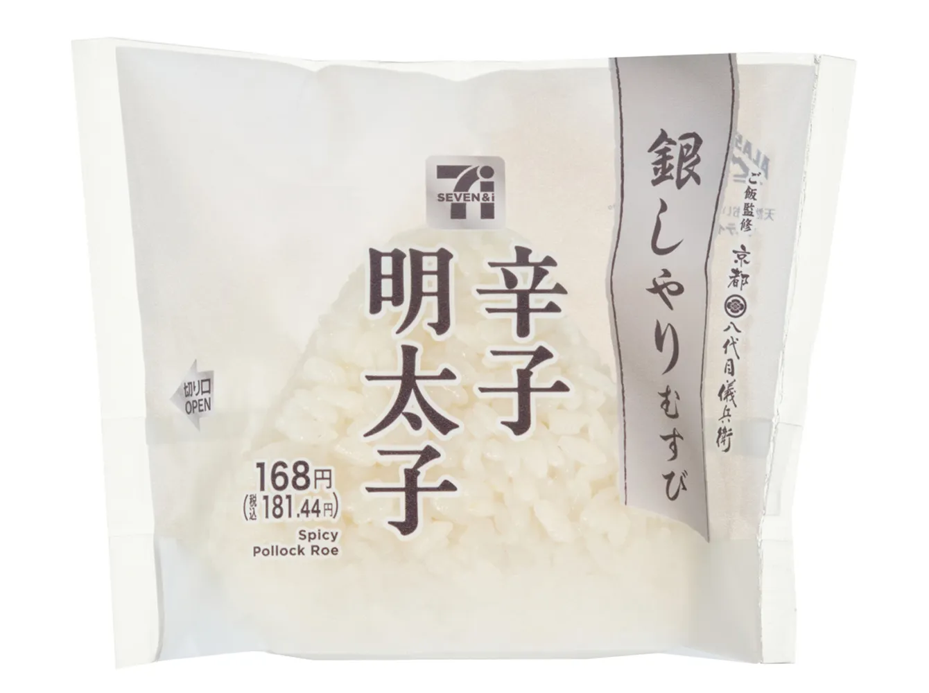 銀しゃりむすび　辛子明太子