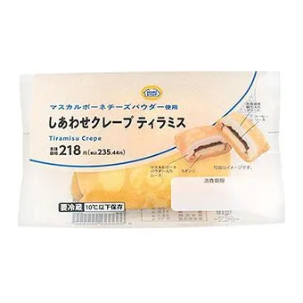 しあわせクレープ ティラミス