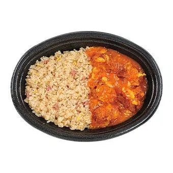 鶏チリあんかけ炒飯
