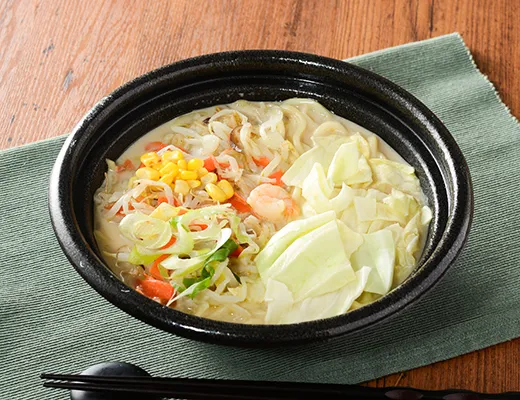 盛りすぎ！1食分の野菜ちゃんぽん
