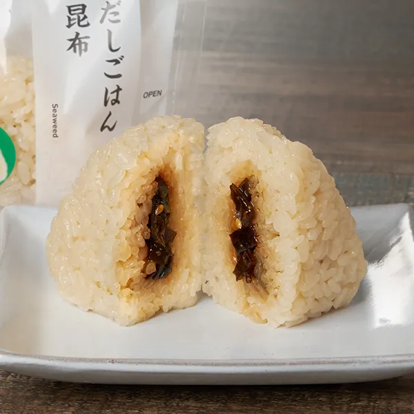 だしごはん　昆布おむすび