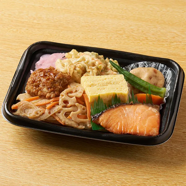 【北海道・関東・東海】銀鮭と和風おかず弁当