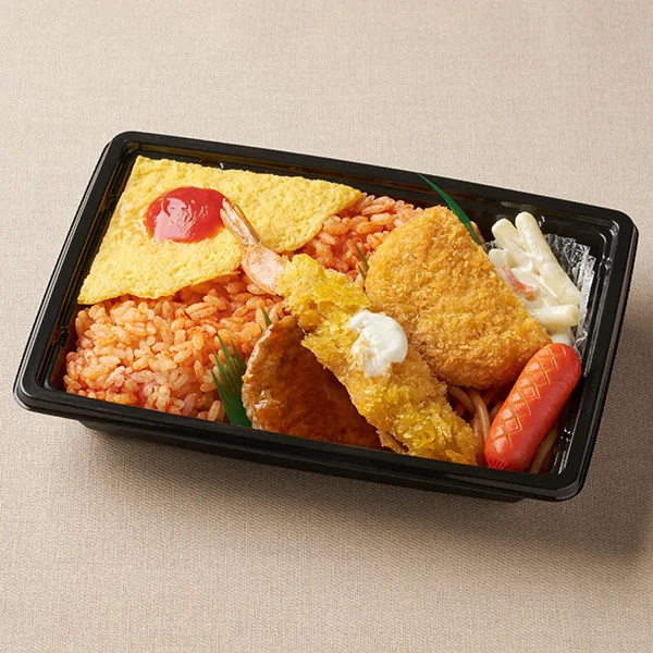 【関西・四国】エビフライとカレーコロッケの洋食弁当