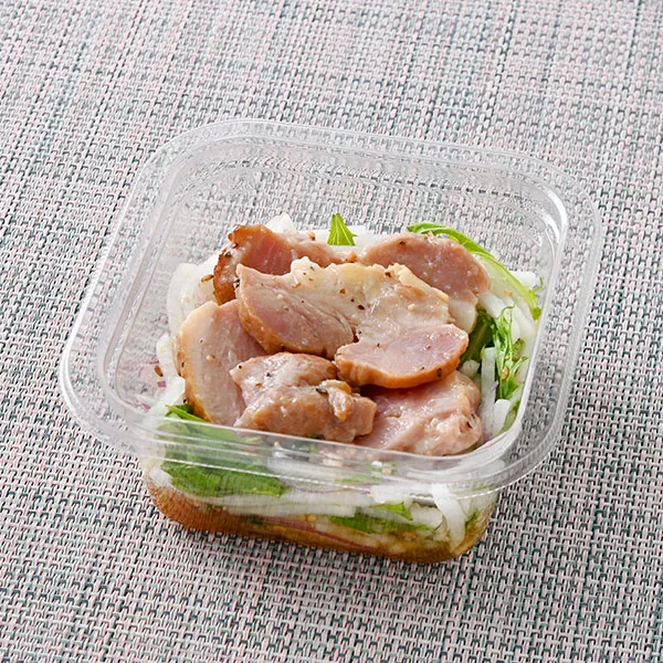 混ぜて食べる！合鴨のサラダ（わさび醤油）