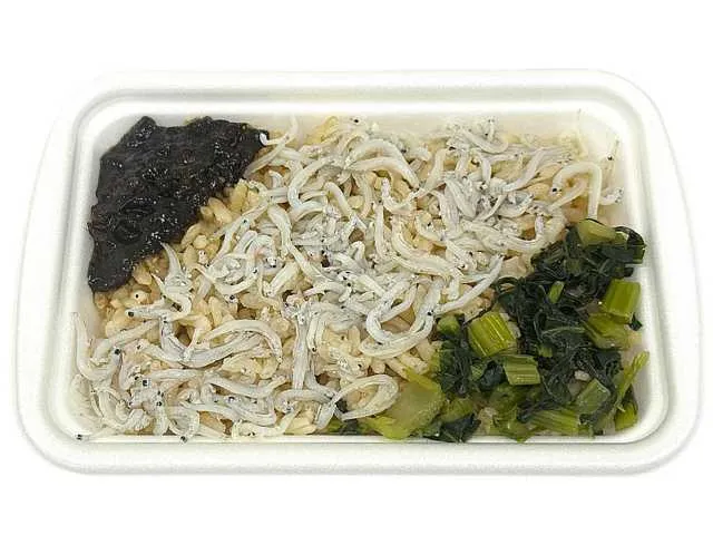 しらすと海苔佃煮の御飯