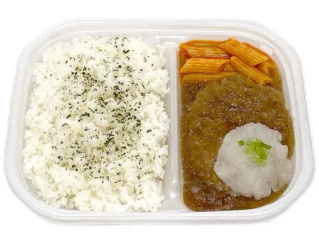 和風おろしだれの鉄板焼ハンバーグ弁当