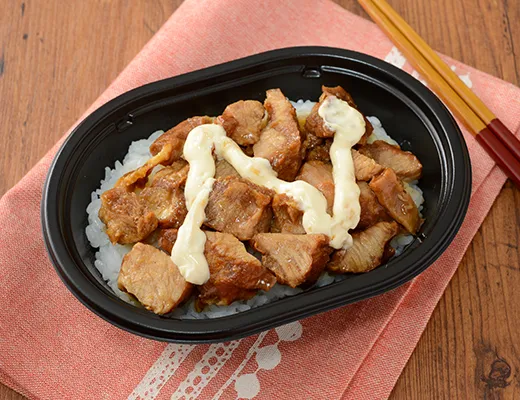 麺屋一燈監修　魚介醤油仕立てのガリマヨ豚めし