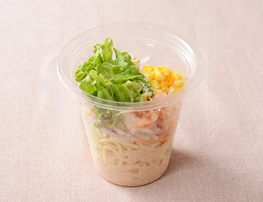 0秒パスタサラダ　海老明太子
