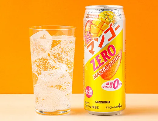 サンガリア　ゼロサワー　マンゴー　500ml