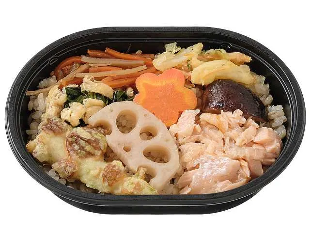 炙り焼きハラスとだしごはん（もち麦）