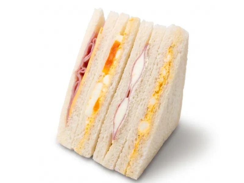 大きなサンド（ハムチーズたまご）
