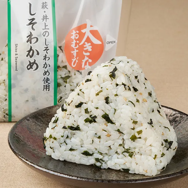 【関西】大きなおむすび　しそわかめ