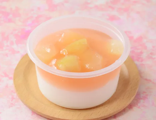 桃のふんわりチーズ