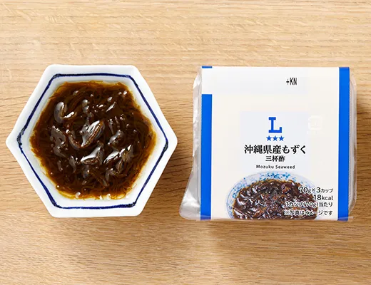 沖縄県産もずく　三杯酢