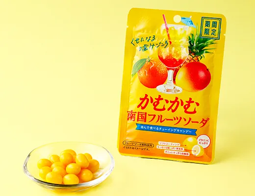 かむかむ　南国フルーツソーダ