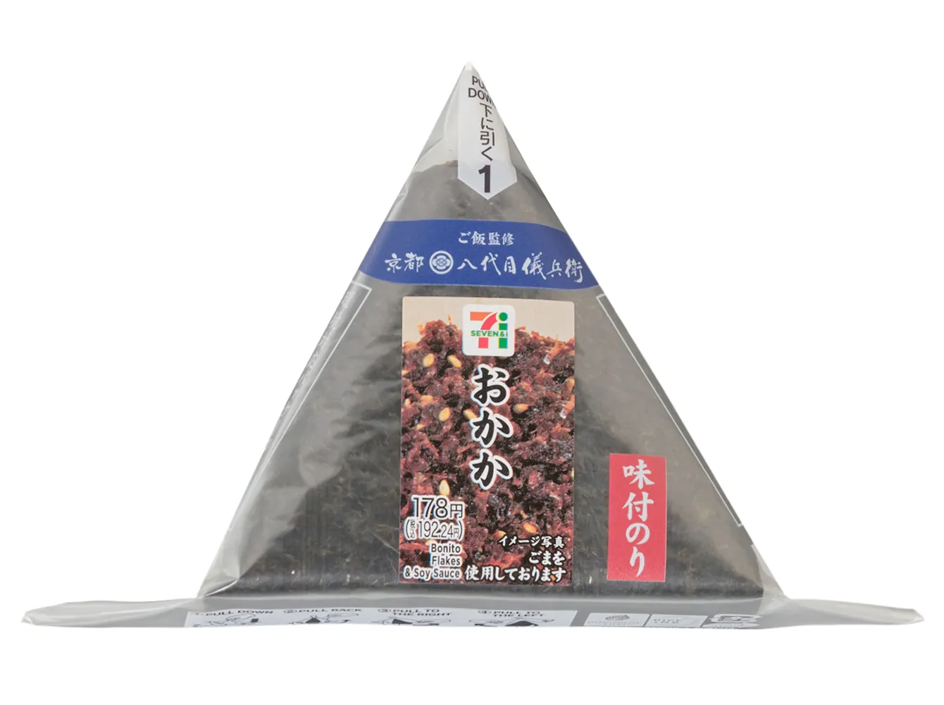 味付海苔おにぎり　おかか