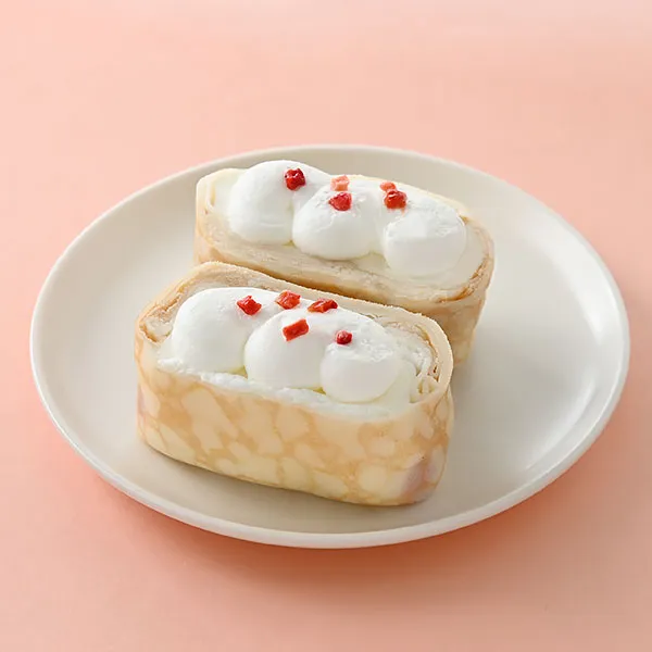 もちっと食感ミルクのクレープ