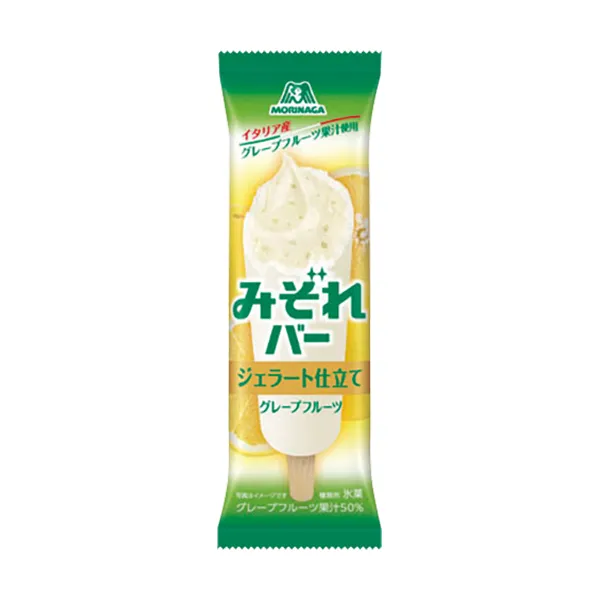 森永製菓　みぞれバー　ジェラート仕立てグレープフルーツ