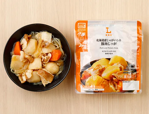 北海道産じゃがいもの豚肉じゃが