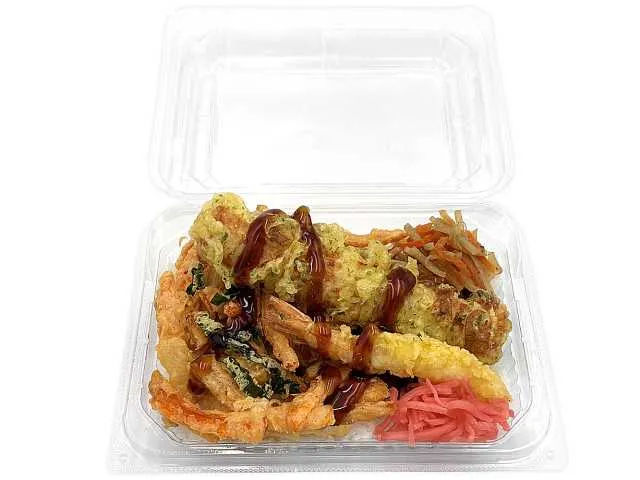 ばらかき揚げ＆海老天弁当