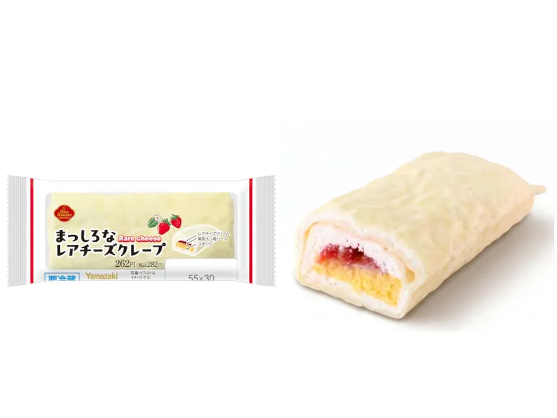 まっしろなレアチーズクレープ