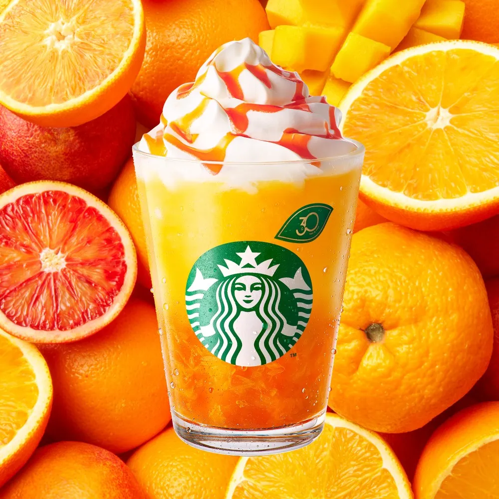 ぎゅぎゅっと オレンジ & マンゴー フラペチーノ®