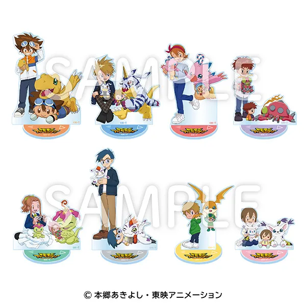デジモンアドベンチャー　トレーディングアクリルスタンド　ぬいぐるみテーマver.