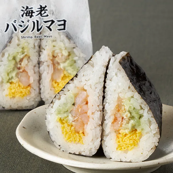 サンド寿司　海老バジルマヨ