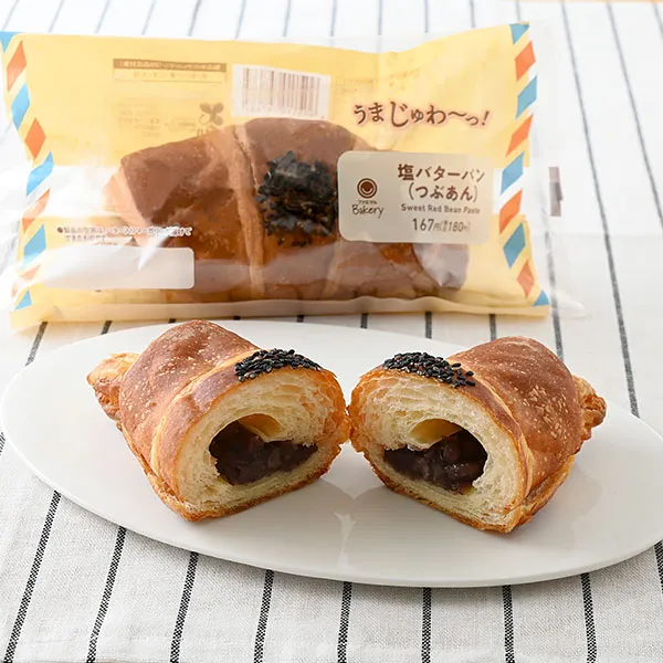 塩バターパン（つぶあん）