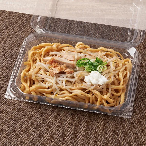 【東北】背脂煮干し焼そば（にんにく入り）