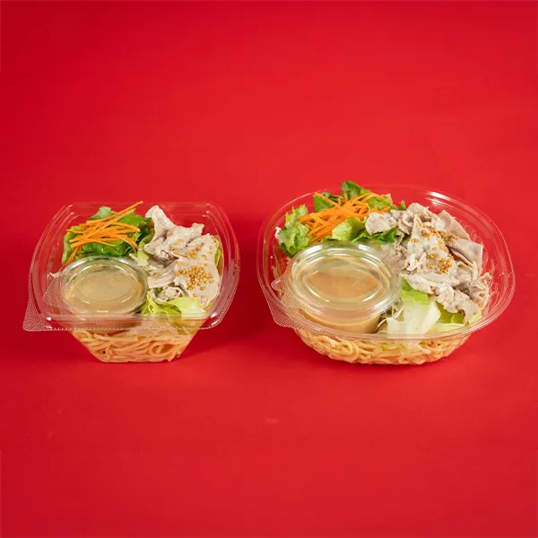【お値段そのまま　おかわり45％増量作戦】増量　豚しゃぶのパスタサラダ