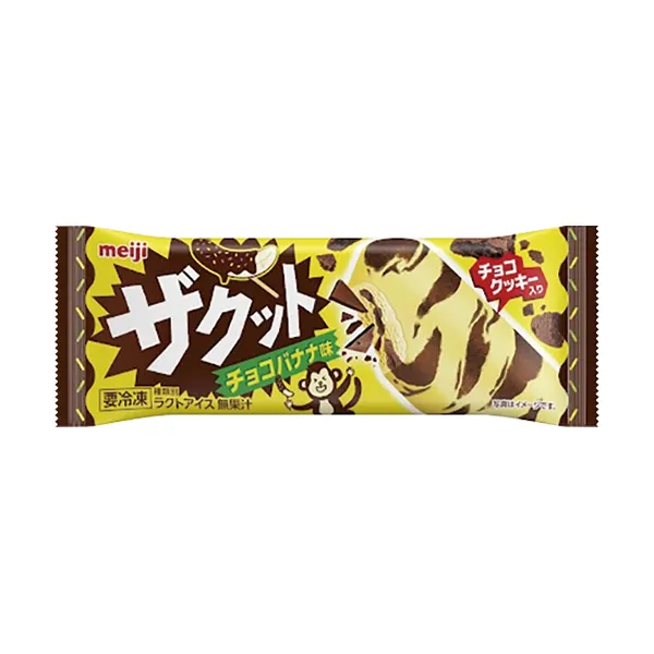 明治　ザクット　チョコバナナ味