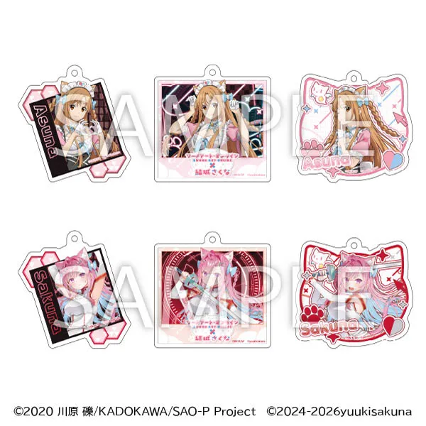 ソードアート・オンライン×結城さくな　トレーディングアクリルキーホルダー
