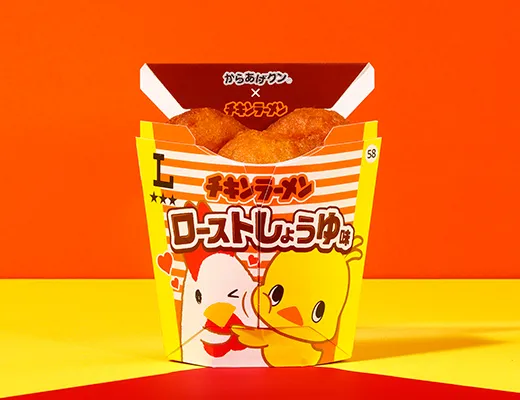 からあげクン　チキンラーメン　ローストしょうゆ味
