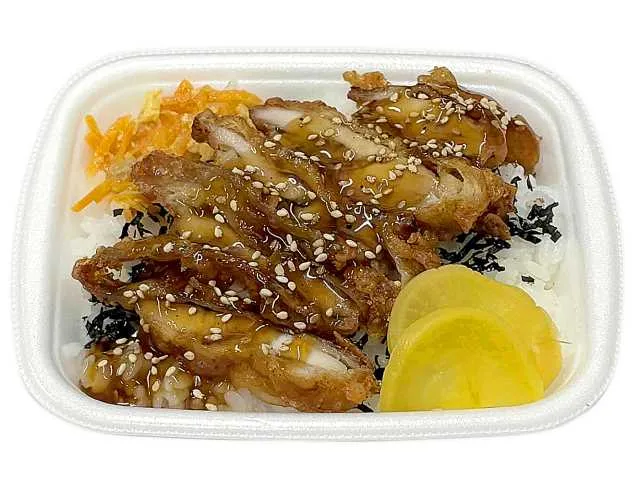 甘辛タレの鶏からあげ重