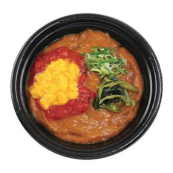 とろっと玉子のトマトカレーうどん