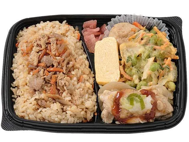 鶏めし御飯幕の内　豚おろしポン酢