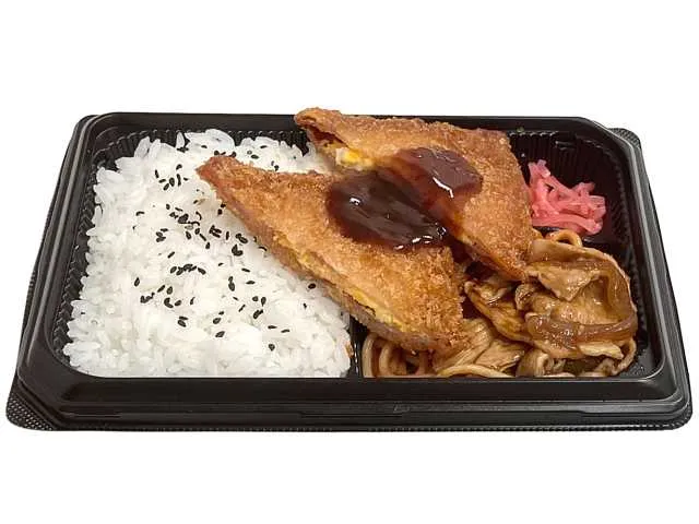 昔懐かし弁当　玉子入りハムカツ