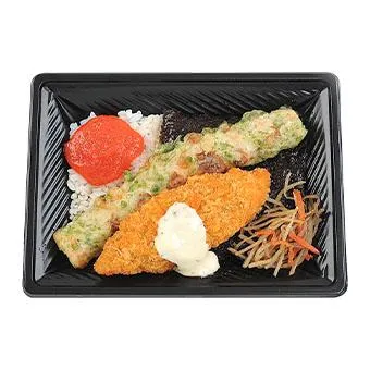 明太海苔弁当(大麦入り)