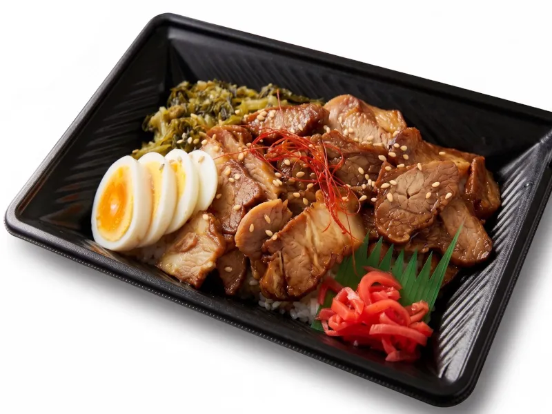 チャーシュー高菜丼