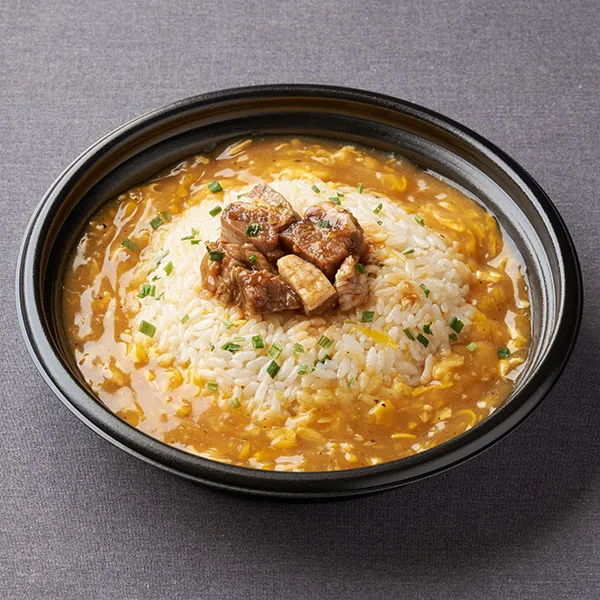 ゴロっとチャーシューの玉子あんかけ炒飯