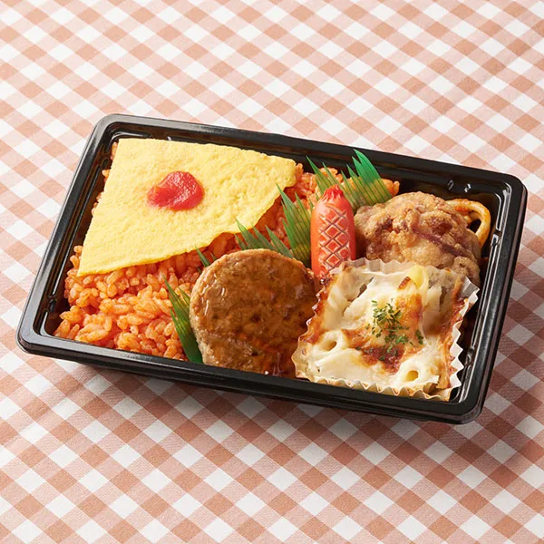 【関西、中国・四国】ハンバーグとグラタンの洋食弁当